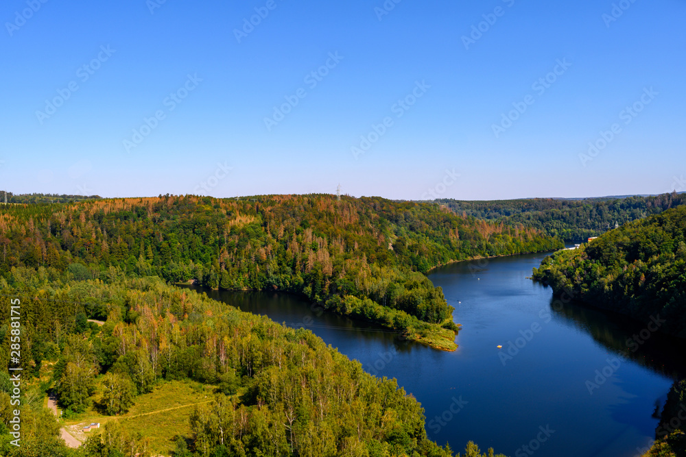 Rappbode Talsperrre im Harz, See in Sachsen Anhalt Rappbode Talsperrre im Harz, See in Sachsen Anhalt