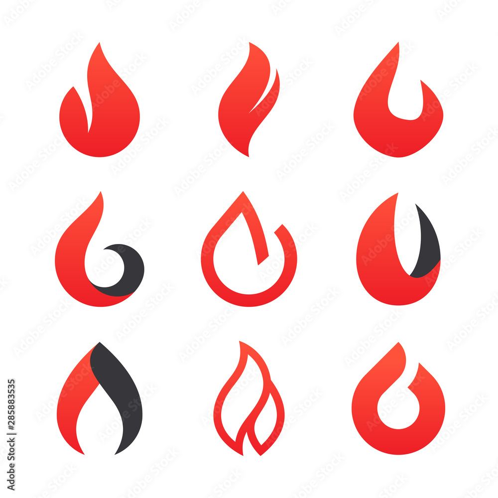 Fire flame vector Fire flame vector