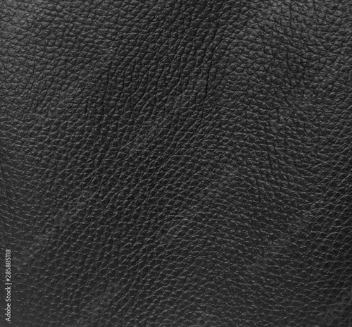 Seamless black leather texture background