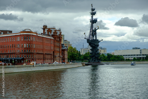Monument to Peter I on the Moskva River