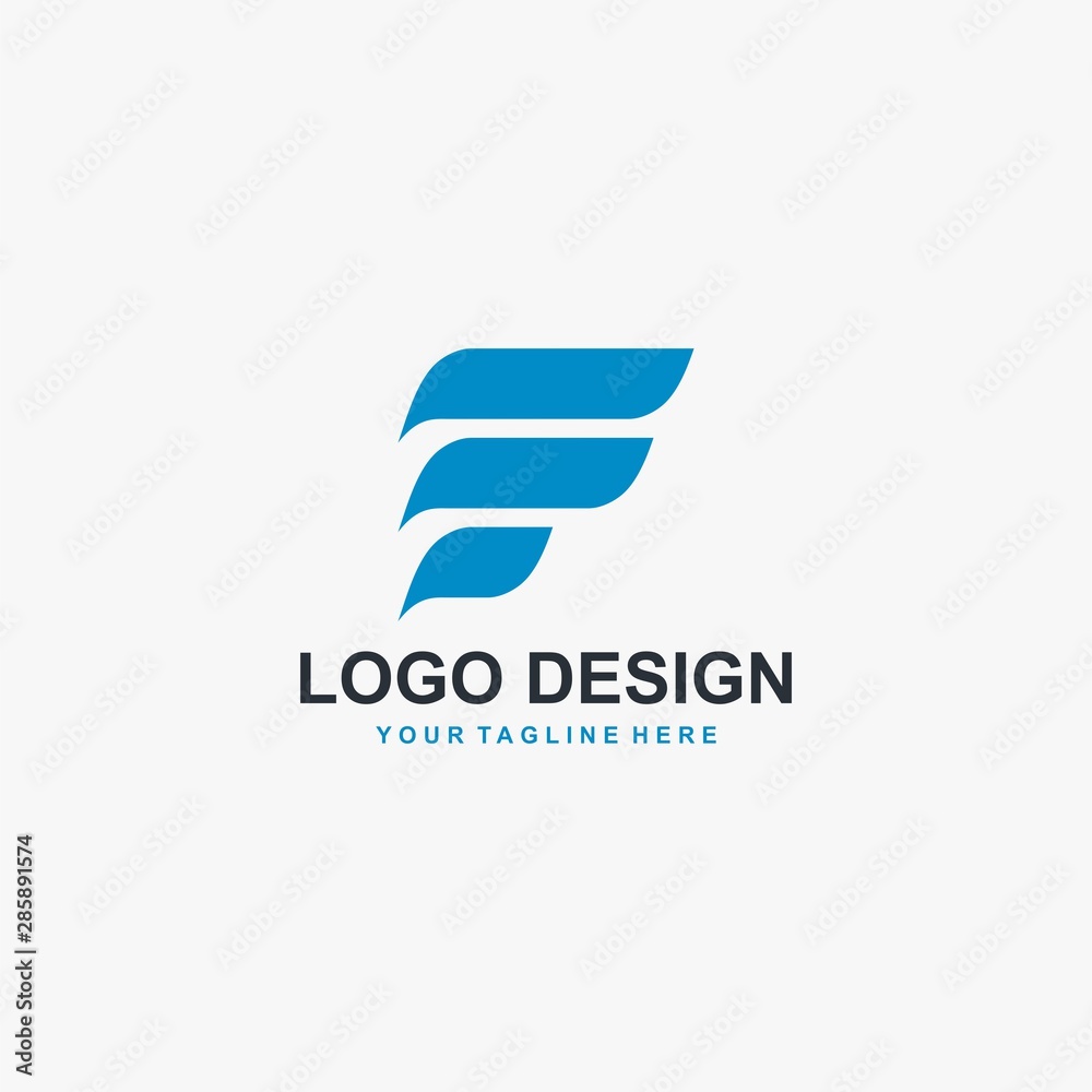 Letter F logo design vector. Monogram F illustration symbol. Outline type vector icon. Letter F logo design vector. Monogram F illustration symbol. Outline type vector icon.