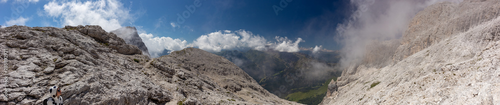 Panorama montagne dolomiti Pale di San Martino