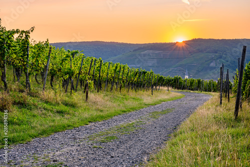 Sonnenuntergang über Ahrweiler