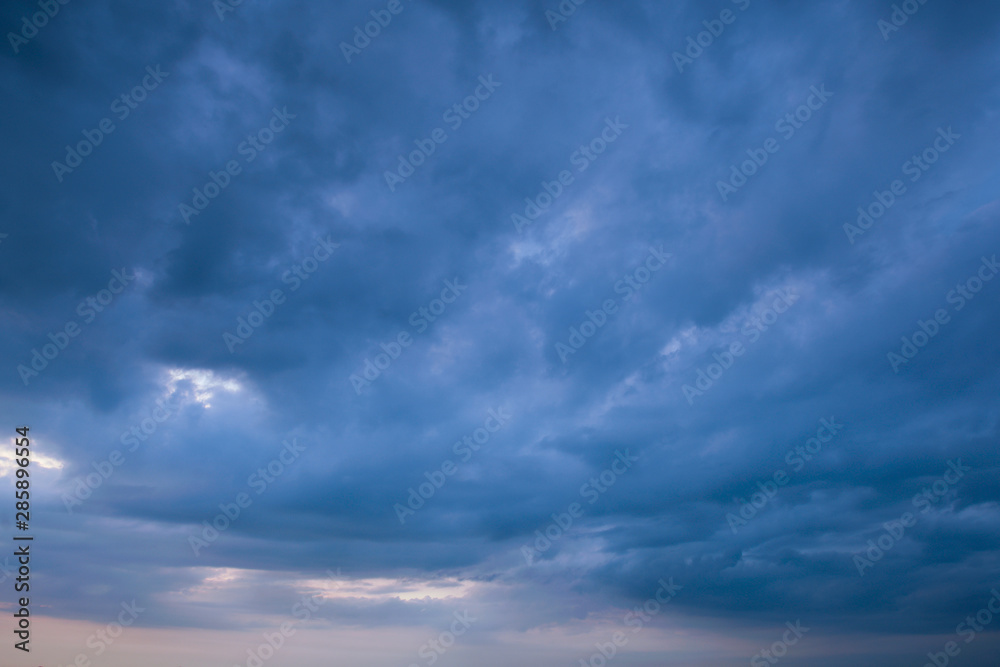 Storm cloud & rainy weather background