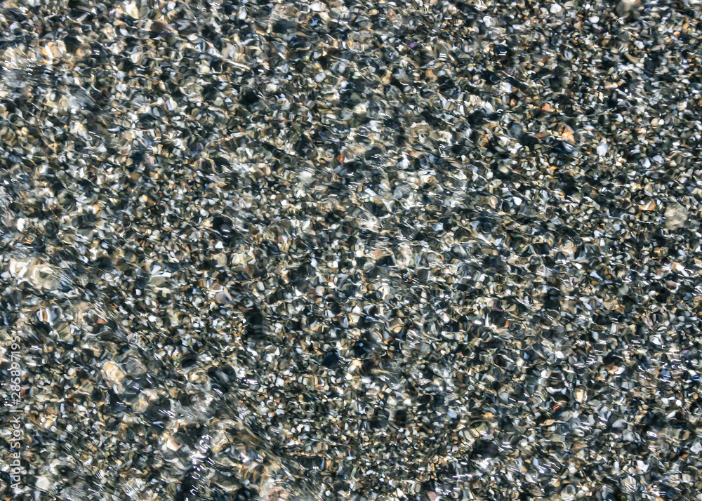 Beach with pebbles on the black Sea coast. Beach with pebbles on the black Sea coast.