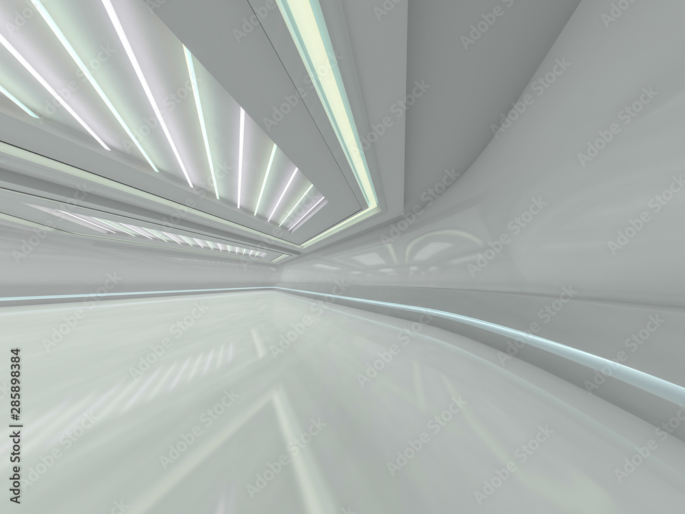 Obraz premium Abstract modern architecture background. 3D