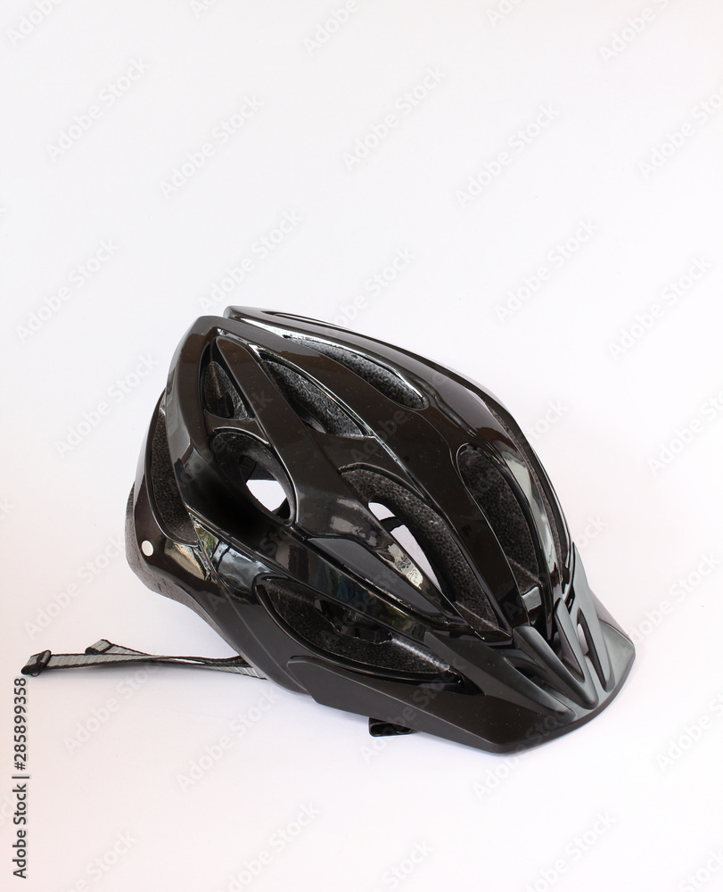 black bike helmet on white background(sport concept),bicycle protection helmet black bike helmet on white background(sport concept),bicycle protection helmet