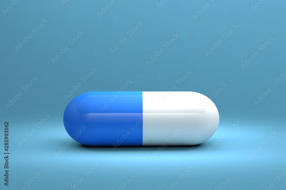 medicine capsules pills blue white medicine capsules pills blue white