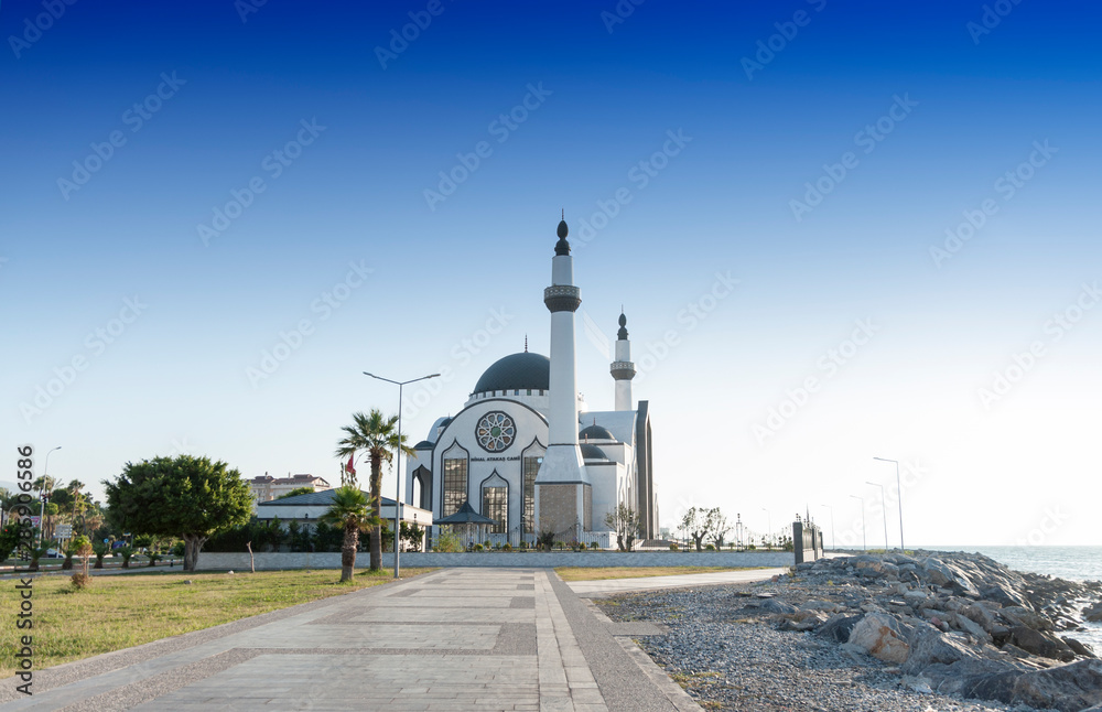 Mosque on the coast