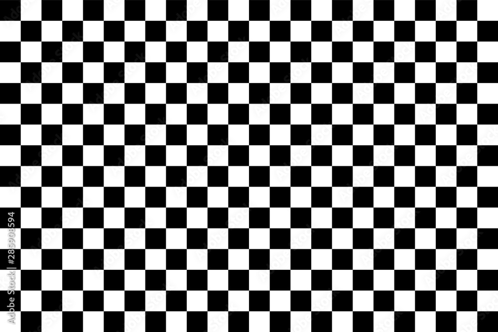 Sport car race pattern. Chess black white seamless background. Vector ...