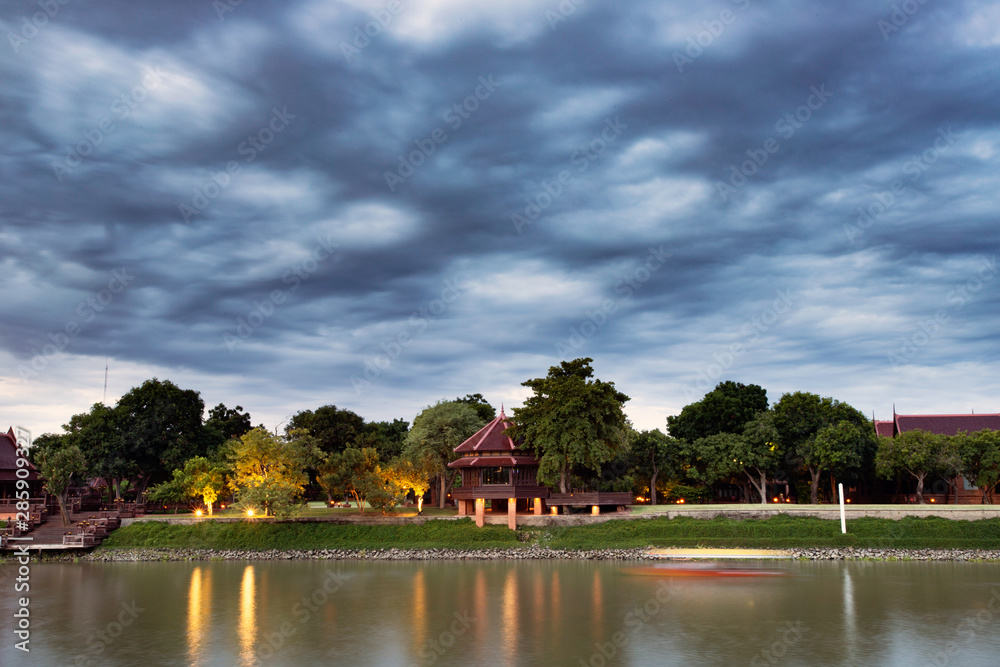 Obraz premium Chao Phraya River, Ayutthaya