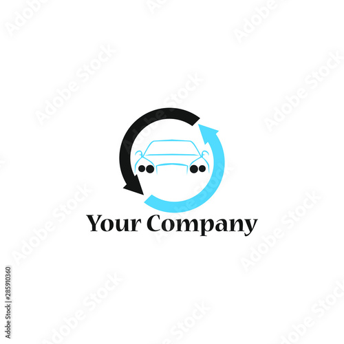 Rental Car Logo, Car vector illustration 