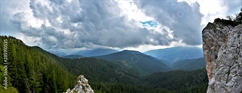 Rarau mountains in summer photo