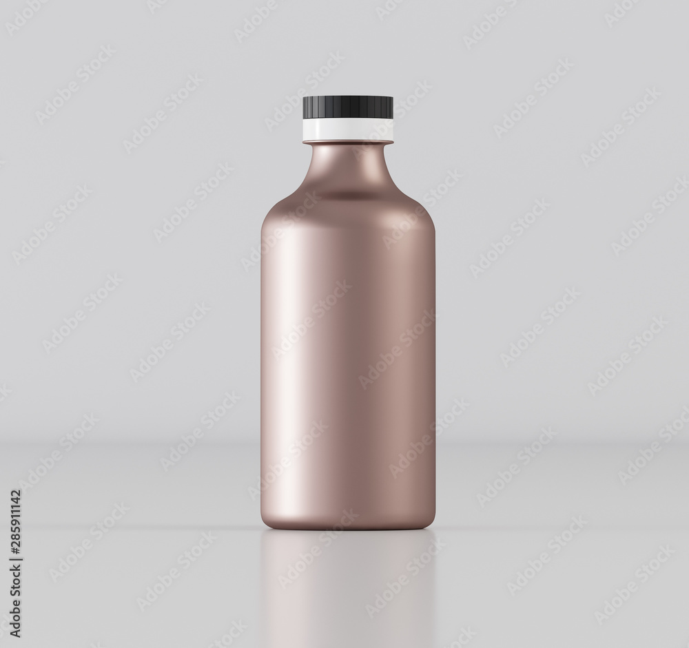 Cosmetic bottle empty mockup - 3D illustration Cosmetic bottle empty mockup - 3D illustration