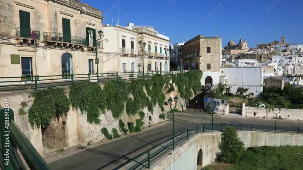 Panoramic view of an amazing white city of Ostuni in Puglia, Italy Panoramic view of an amazing white city of Ostuni in Puglia, Italy
