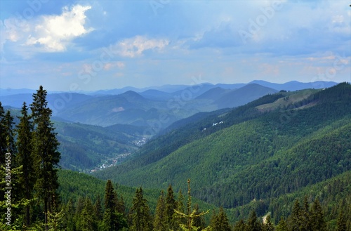 Rarau mountains in summer