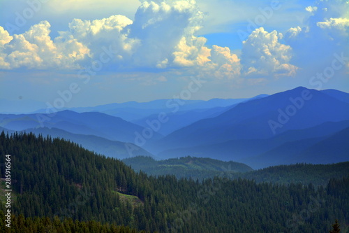 Rarau mountains in summer