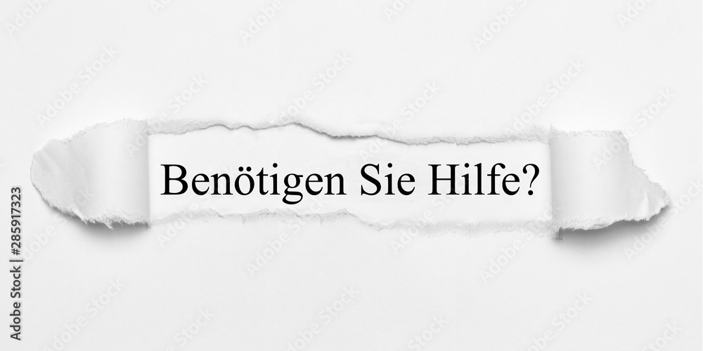 Obraz premium Benötigen Sie Hilfe?