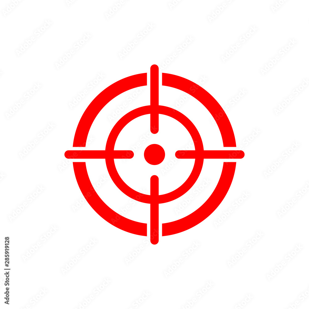 Target icon vector design symbol Target icon vector design symbol