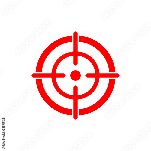 Target icon vector design symbol