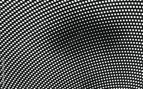 Abstract halftone. Chaotic monochrome texture