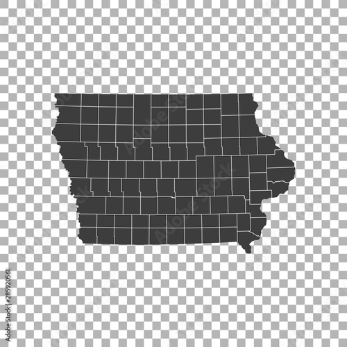 map of Iowa