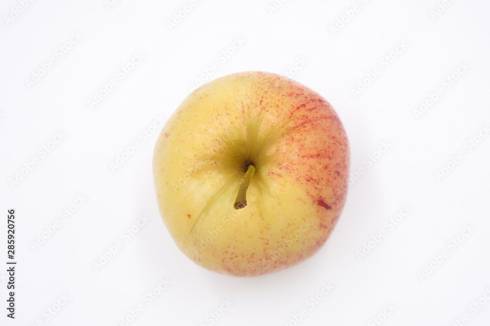 close up red apple isolated on white background close up red apple isolated on white background