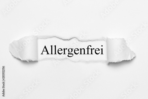 Allergenfrei  photo