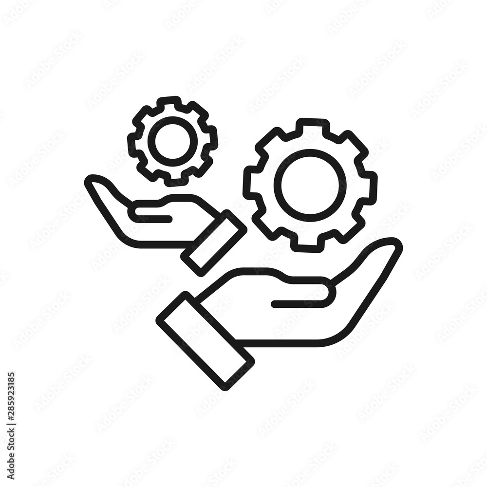 management - minimal line web icon. simple vector illustration. concept for infographic, website or app. management - minimal line web icon. simple vector illustration. concept for infographic, website or app.
