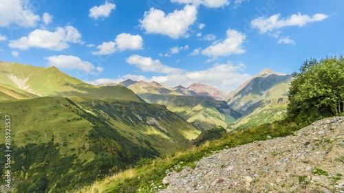 Amazing morning mountain view in Georgia