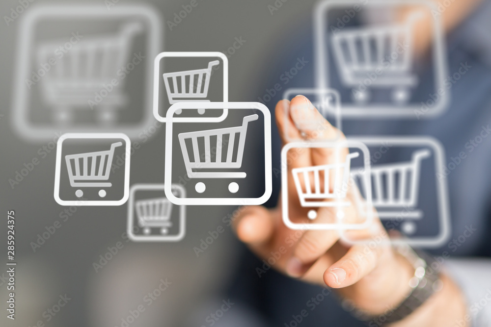 shopping online digital concept in hand