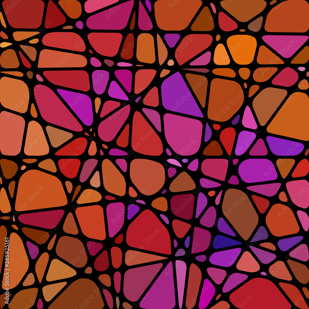 abstract vector stained-glass mosaic background