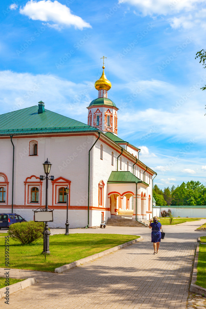 Fototapeta premium Valdai Iversky Bogoroditsky Holy Lake Monastery