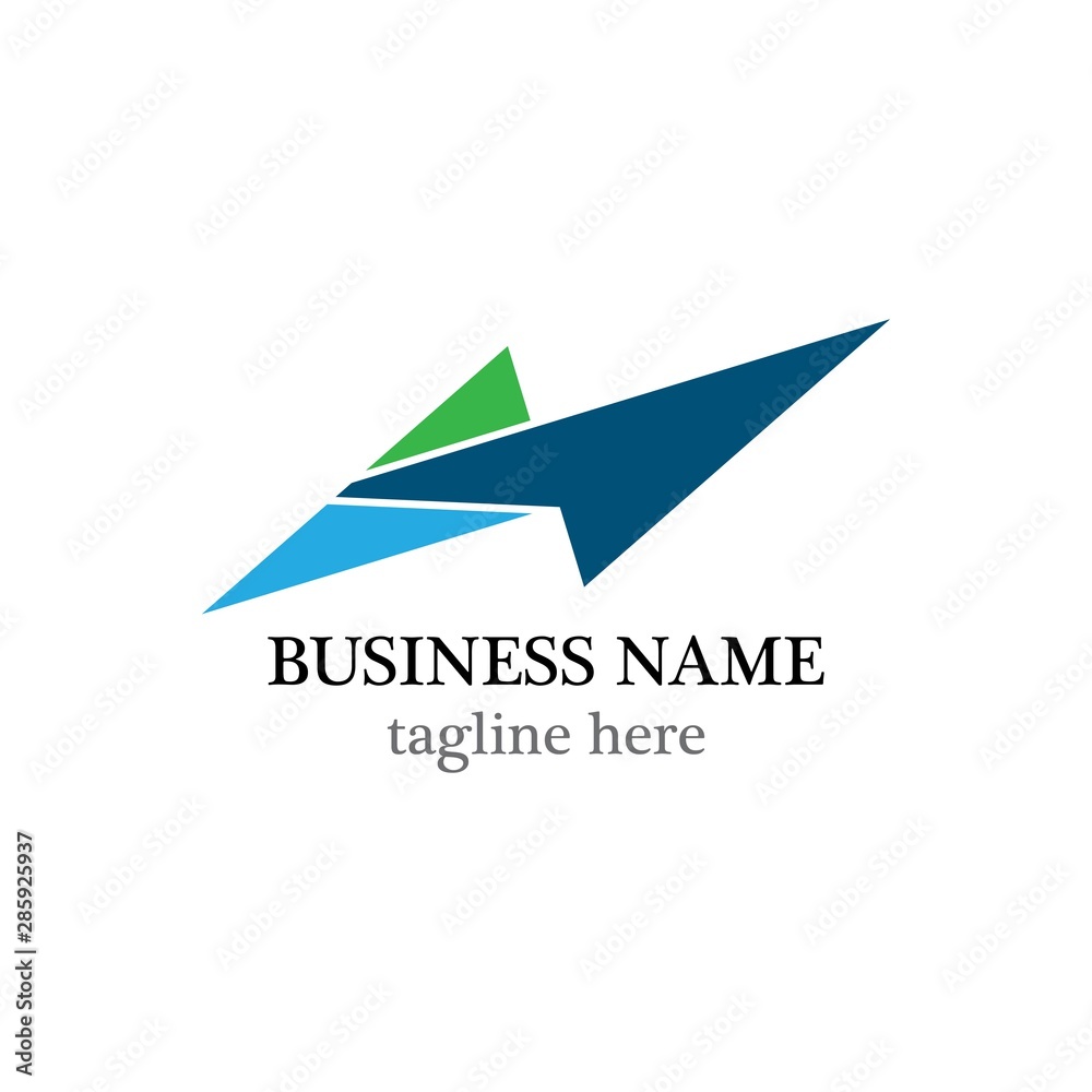 Arrows vector illustration icon logo template design Arrows vector illustration icon logo template design