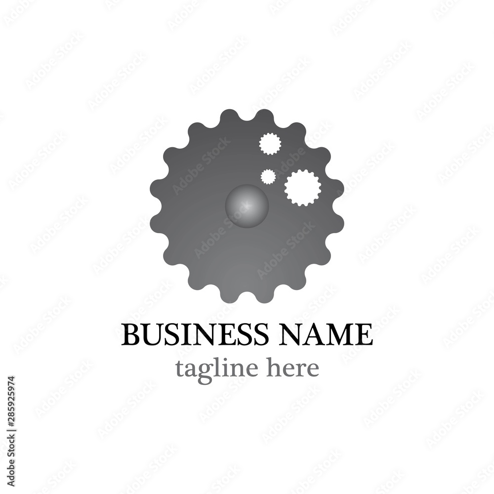 Gear logo template vector icon design Gear logo template vector icon design