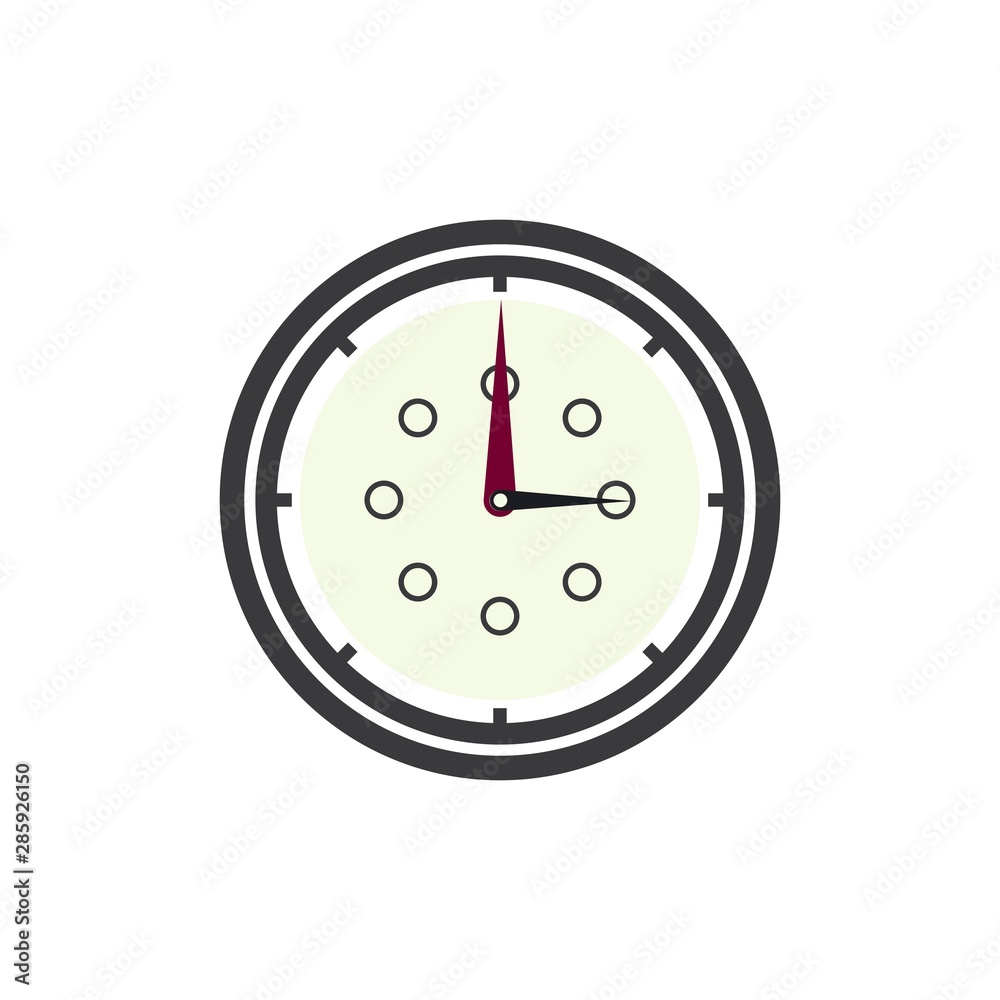 Clock logo template vector icon design Clock logo template vector icon design