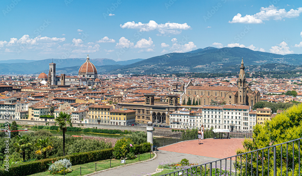 Obraz premium Vue sur Florence et son Duomo