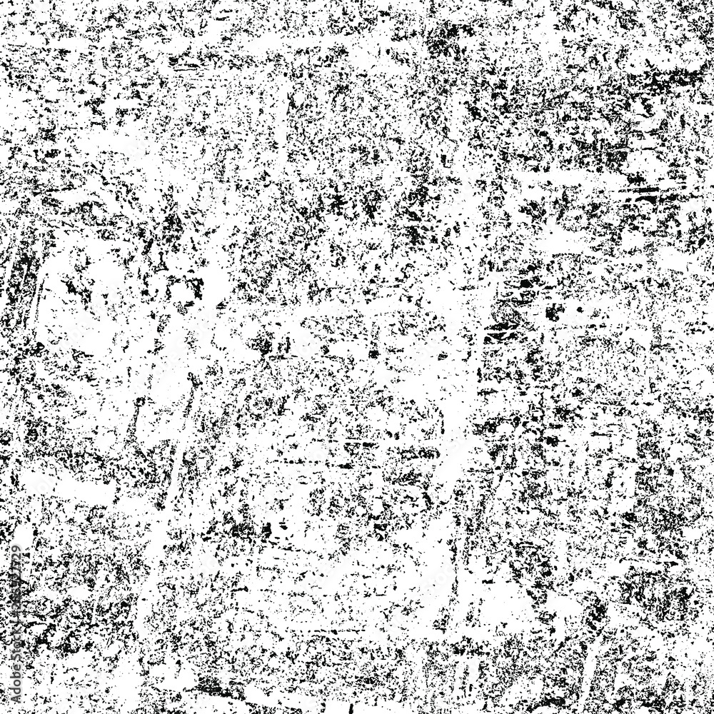 Grunge background black and white. Abstract monochrome texture. Vector pattern of scratches, chips, scuffs Grunge background black and white. Abstract monochrome texture. Vector pattern of scratches, chips, scuffs