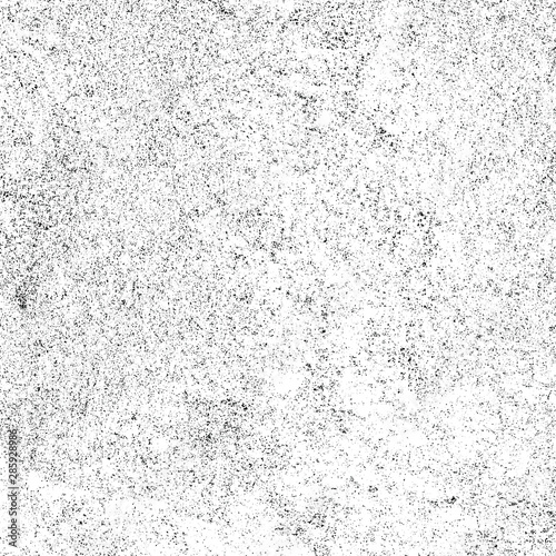 Grunge background black and white. Abstract monochrome texture.  Vector pattern of scratches, chips, scuffs © Alexandr