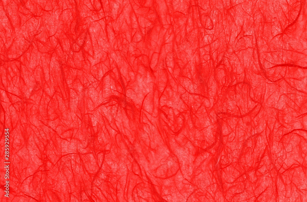 red color hand made japanese traditional paper 