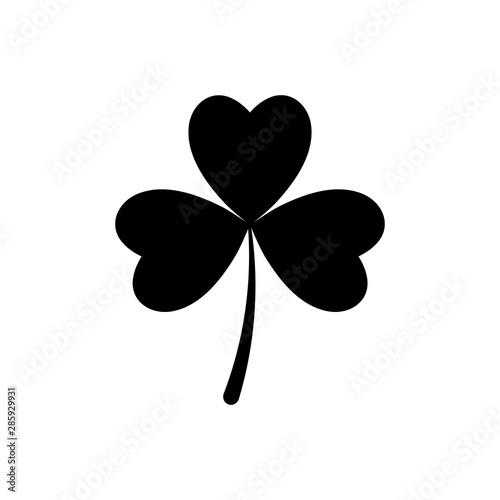 Leaf clover sign icon.saint patrick symbol.design