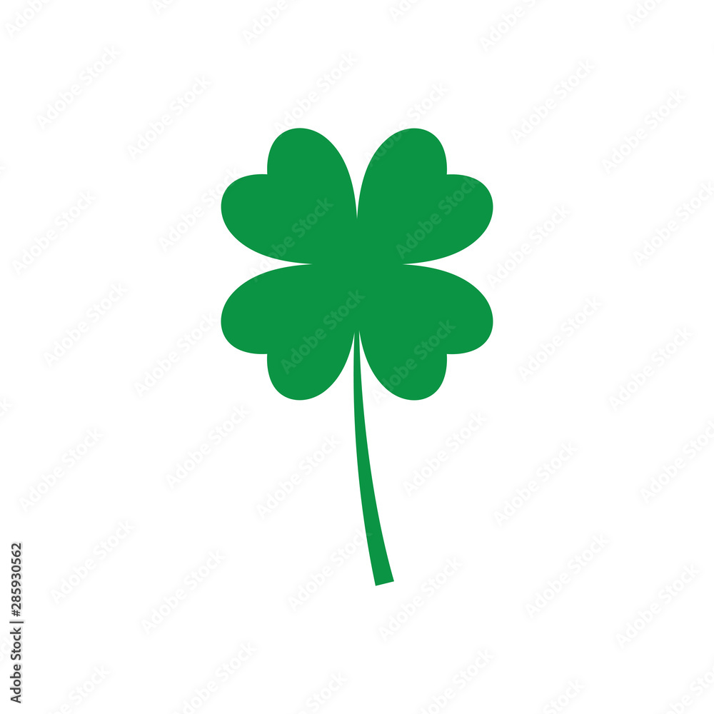 Leaf clover sign icon.saint patrick symbol.design