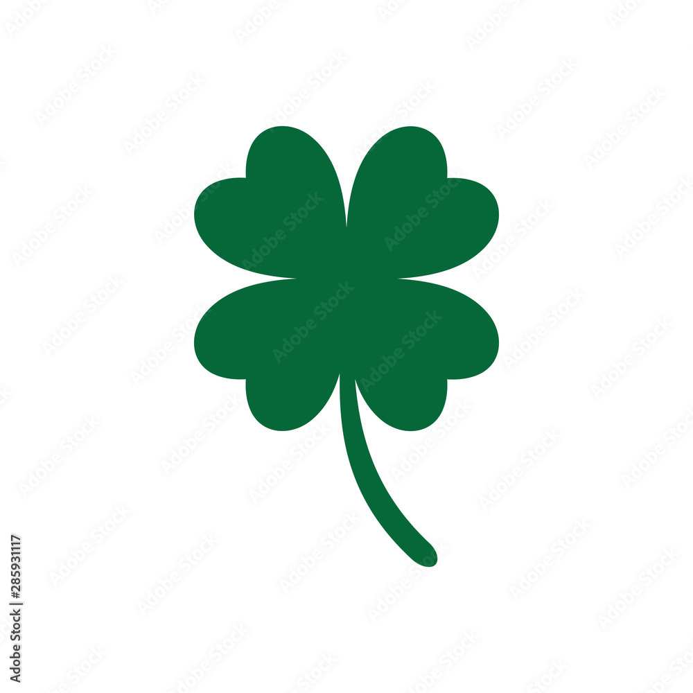 Leaf clover sign icon.saint patrick symbol.design