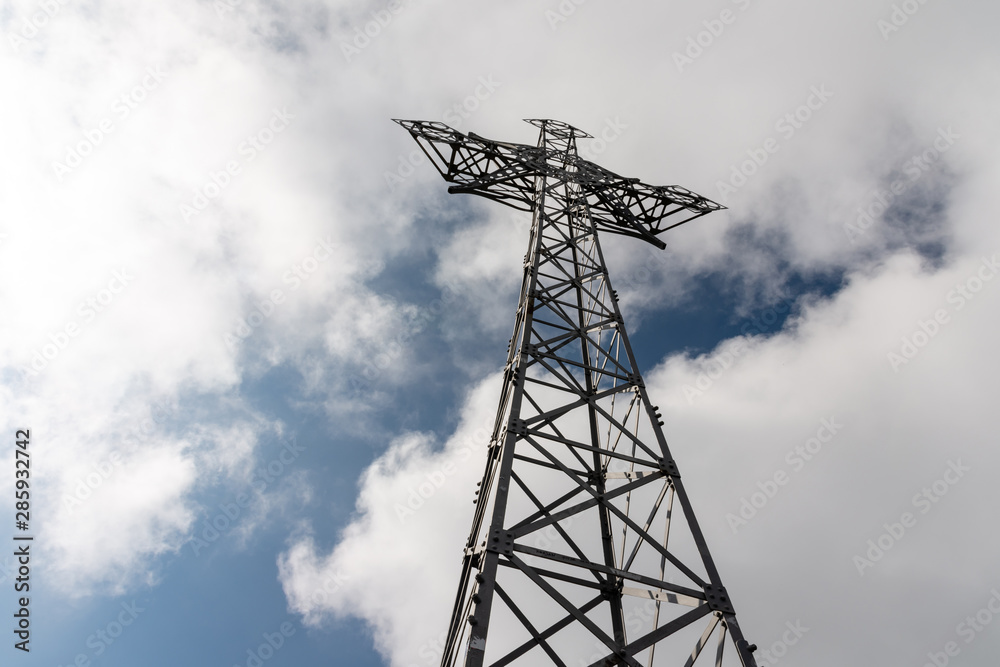 cross on the Giewont in the Tatra Mountains cross on the Giewont in the Tatra Mountains