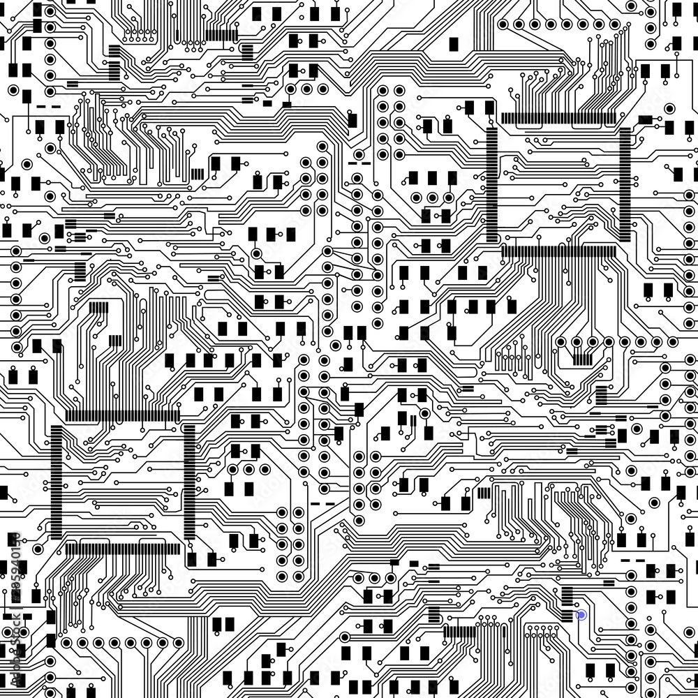 The pattern of the chip. Monochrome image of the chip to create a seamless background.