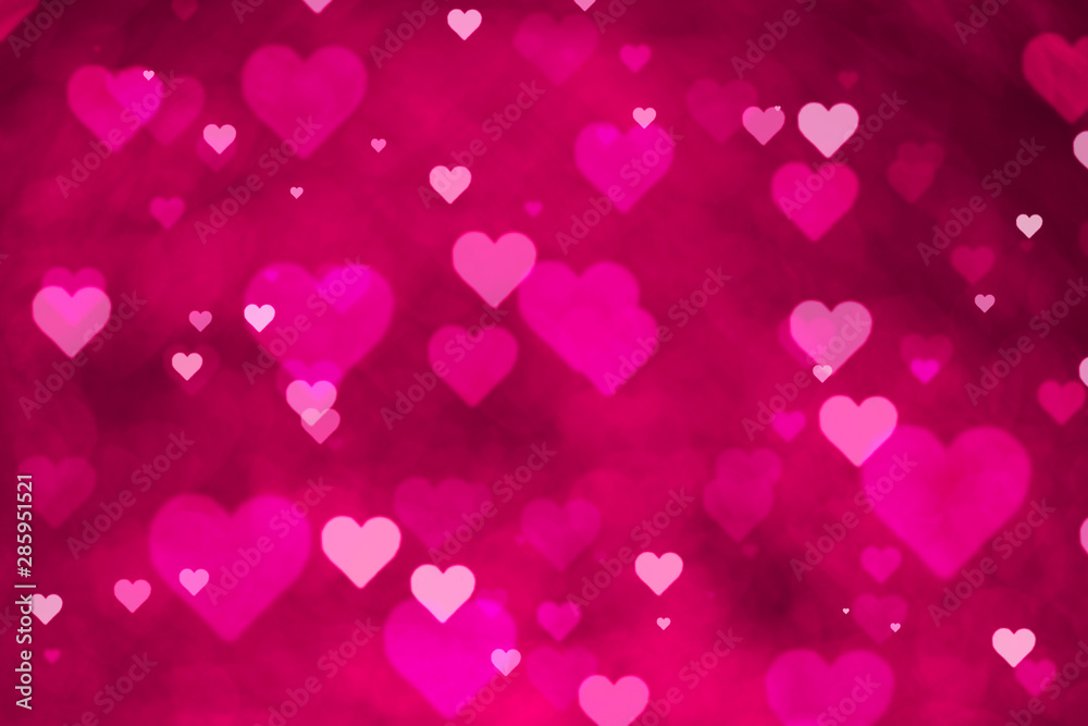 Pink Abstract Valentines Day Background