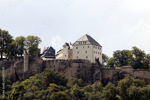 Beautiful Fortress of Königstein – Saxony – Germany