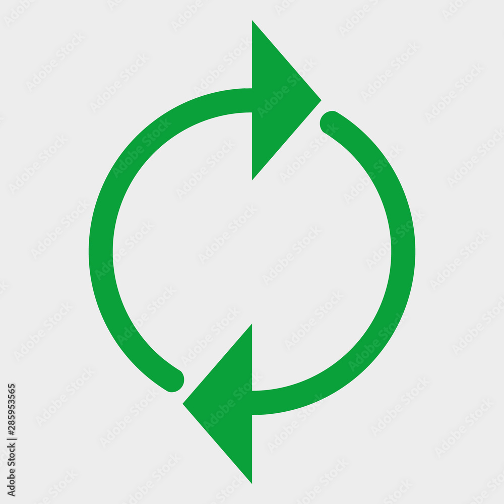 A Colourful Green Vector Circular Arrow Illustration A Colourful Green Vector Circular Arrow Illustration
