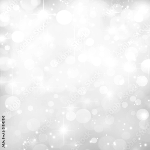 White Glitter Festive Background