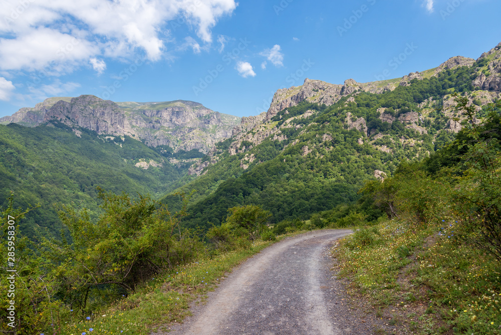 Hiking Trail In Mountains
